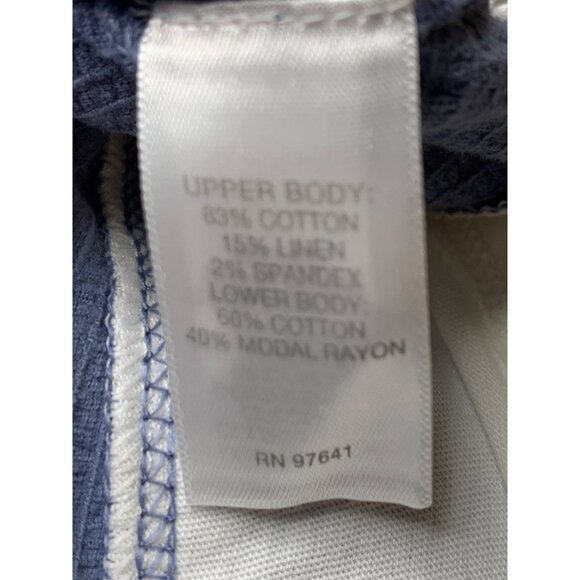 PureJill Bluebell Tunic Top Layered Look 3/4 Sleeves Cotton Blend S NWT 10000 - Picture 5 of 11